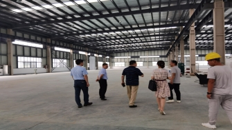 高新區(qū)管委會劉亞東主任調(diào)研我司承建的通晟汽車、全智機(jī)械項(xiàng)目